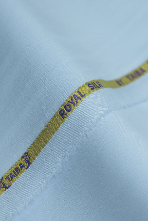 Sky Blue-Royal Silk Wash & Wear